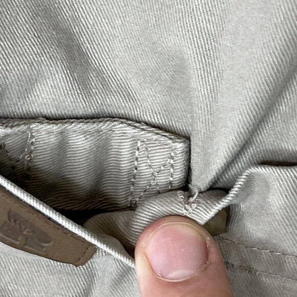 Wrangler Riggs Workwear Button Down Shirt Mens Large Button Up Pocket Tan Sand - Picture 6 of 8